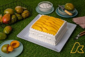 Mango Cake with Cream