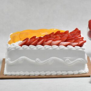 Strawberry / Mango cake 12.