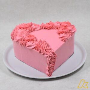 Mother's Day cake 6 persons heart