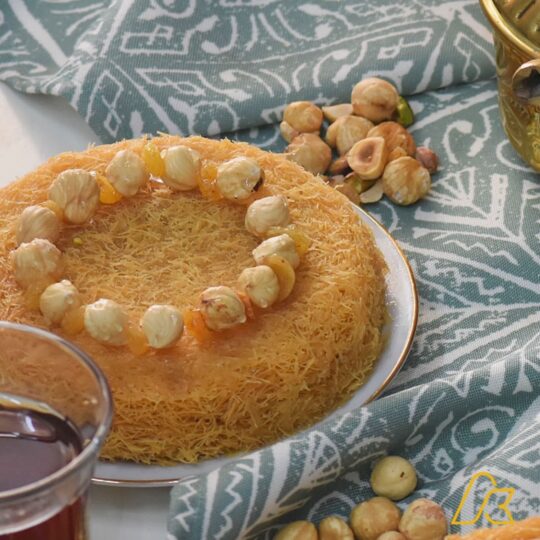 Kunafa hazelnut and raisin  club